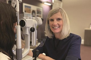 Gillian Bruce at Cameron Optometry Dry Eye Clinic